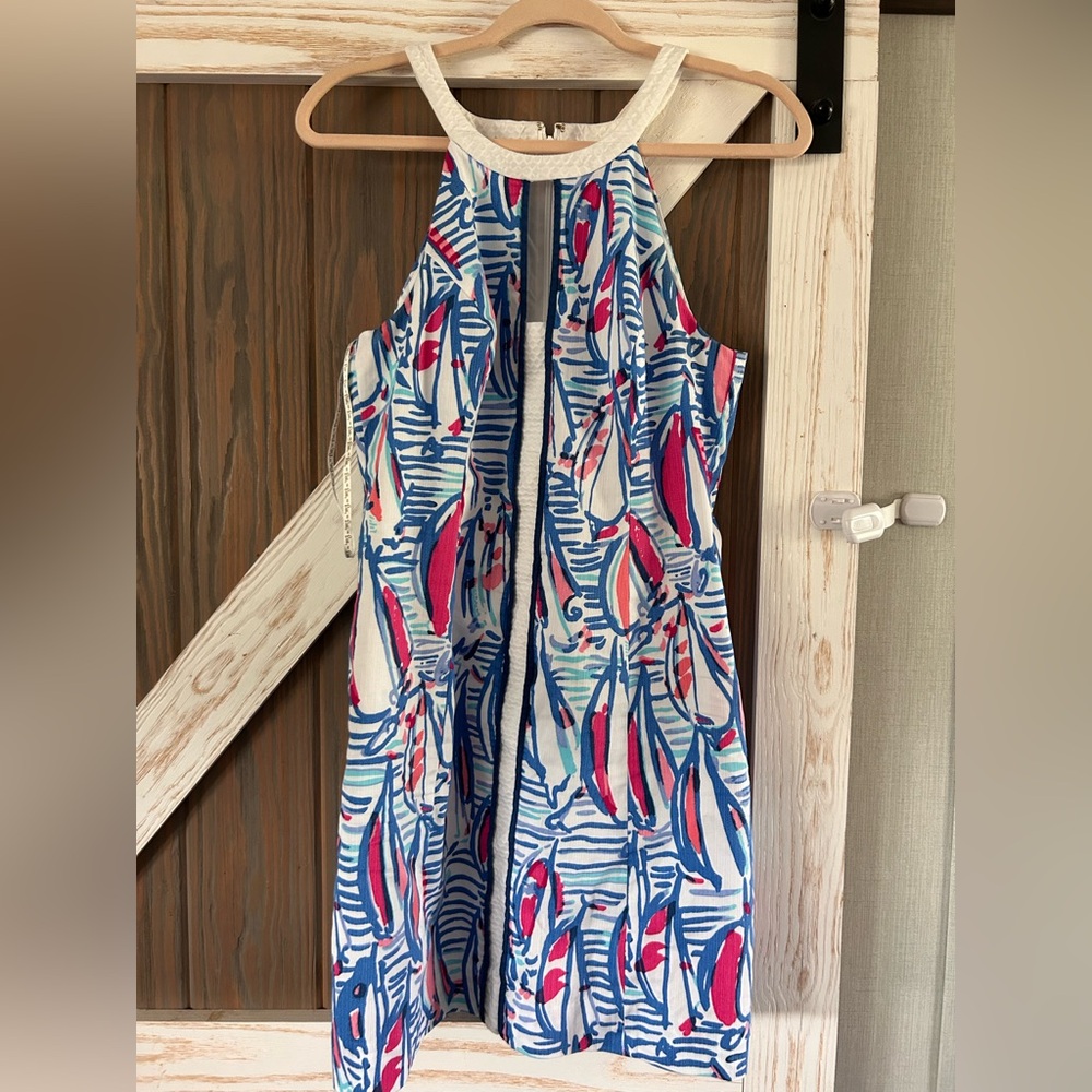 Lilly Pulitzer Pearl Shift Red Right Return